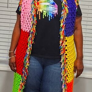 Multi Colored Vest